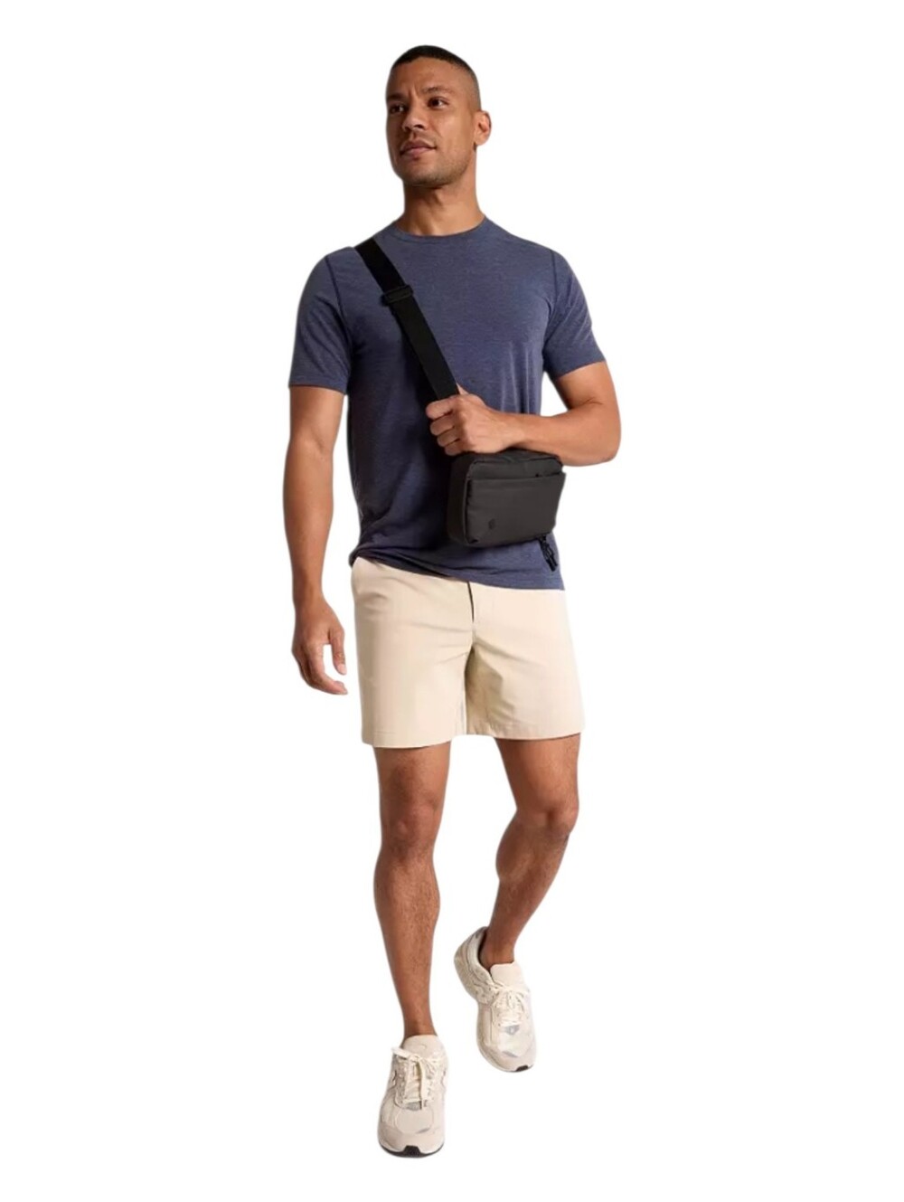 VRST Mens Khaki Sand Tan 7" Limitless Performance Athletic Fit Shorts Size 38